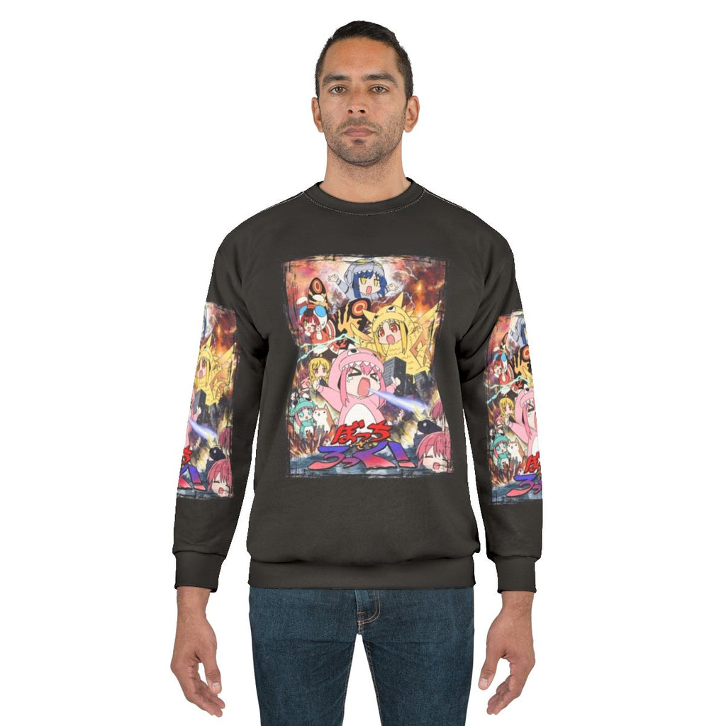 Bocchi The Rock Chibi Anime Sweatshirt