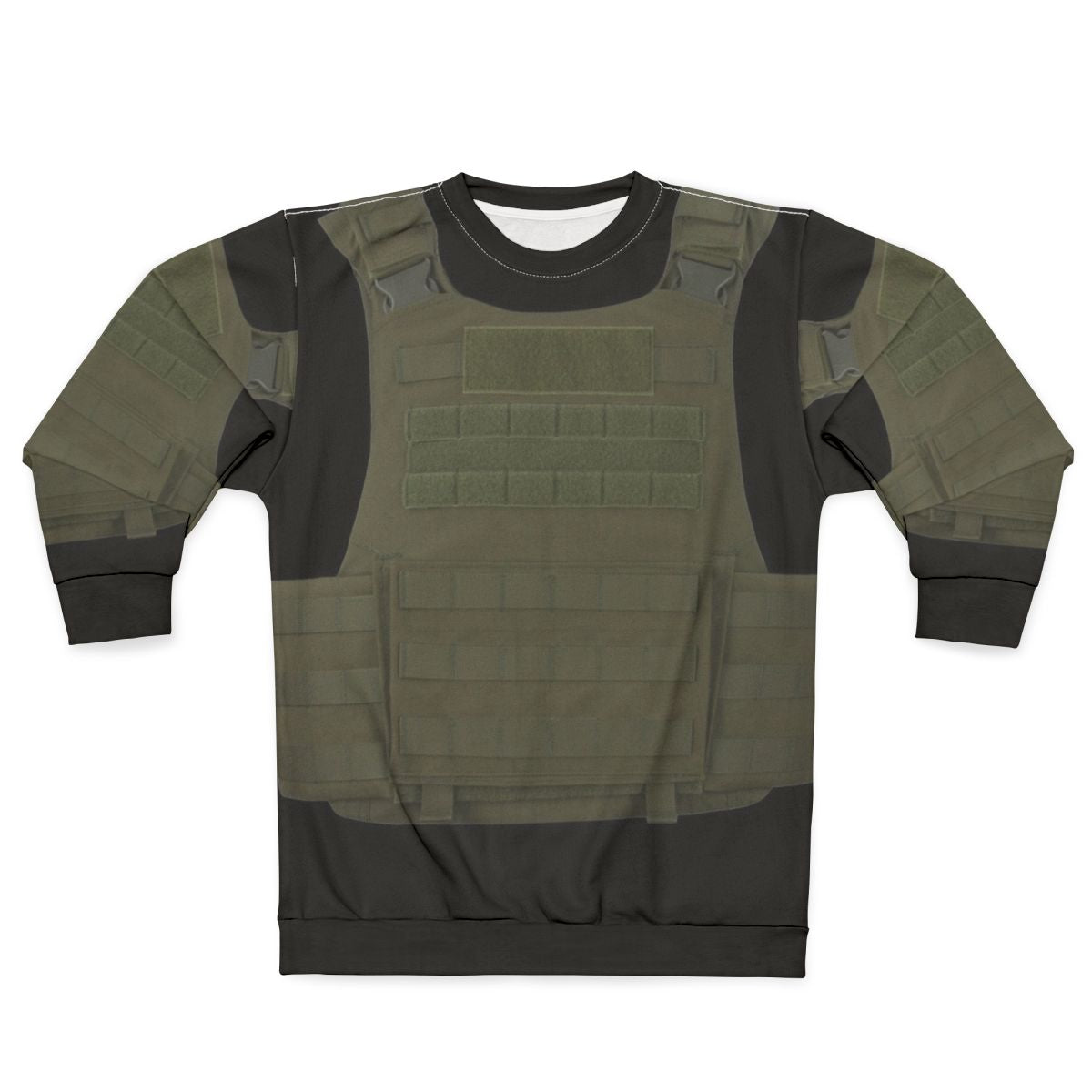 Tactical body armor kevlar sweatshirt