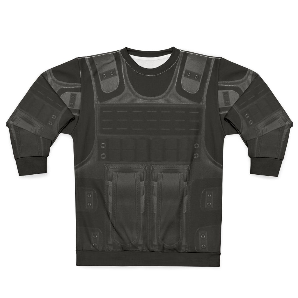 Bulletproof body armor tactical sweatshirt for security and protection