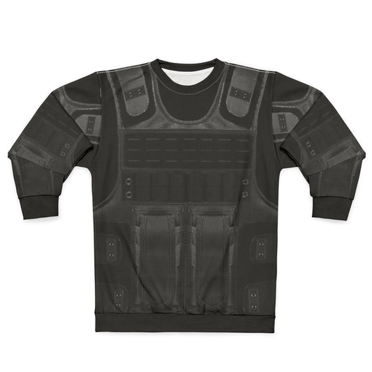 Bulletproof body armor tactical sweatshirt for security and protection