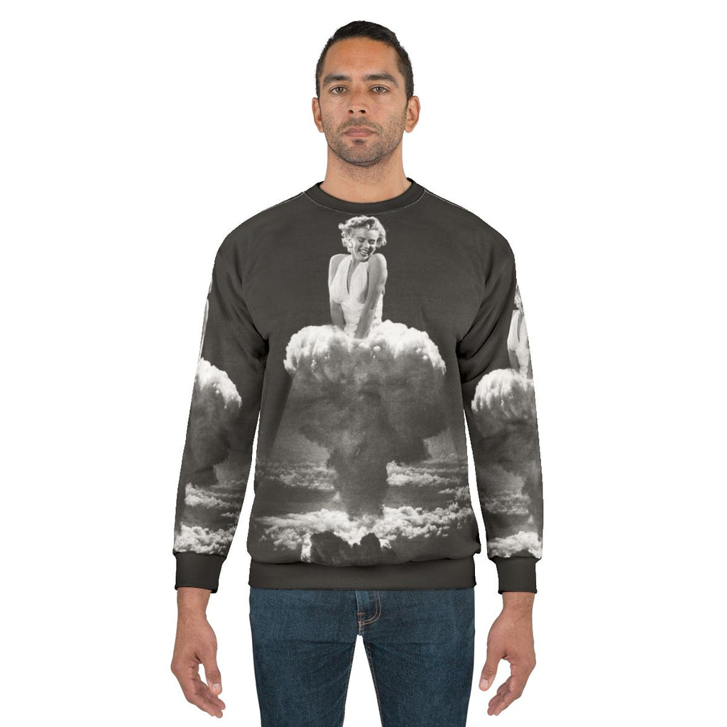 Marilyn Monroe Mushroom Cloud Surreal Sweatshirt