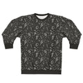 Bones skeleton skull dark graphic sweatshirt