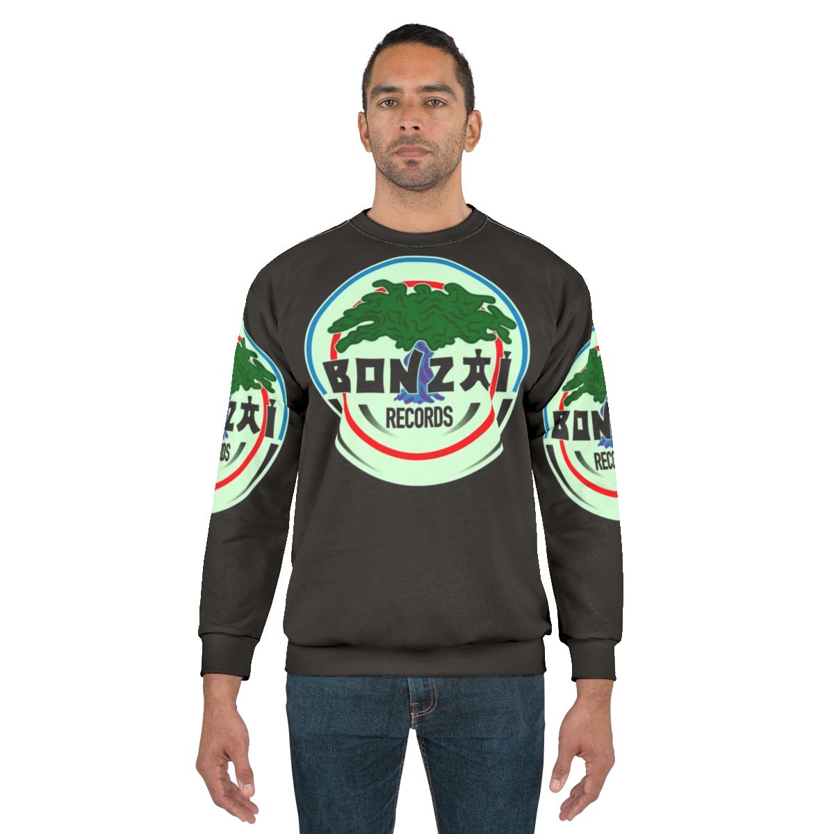 Bonzai Records 90s Hardcore Techno Rave DJ Sweatshirt