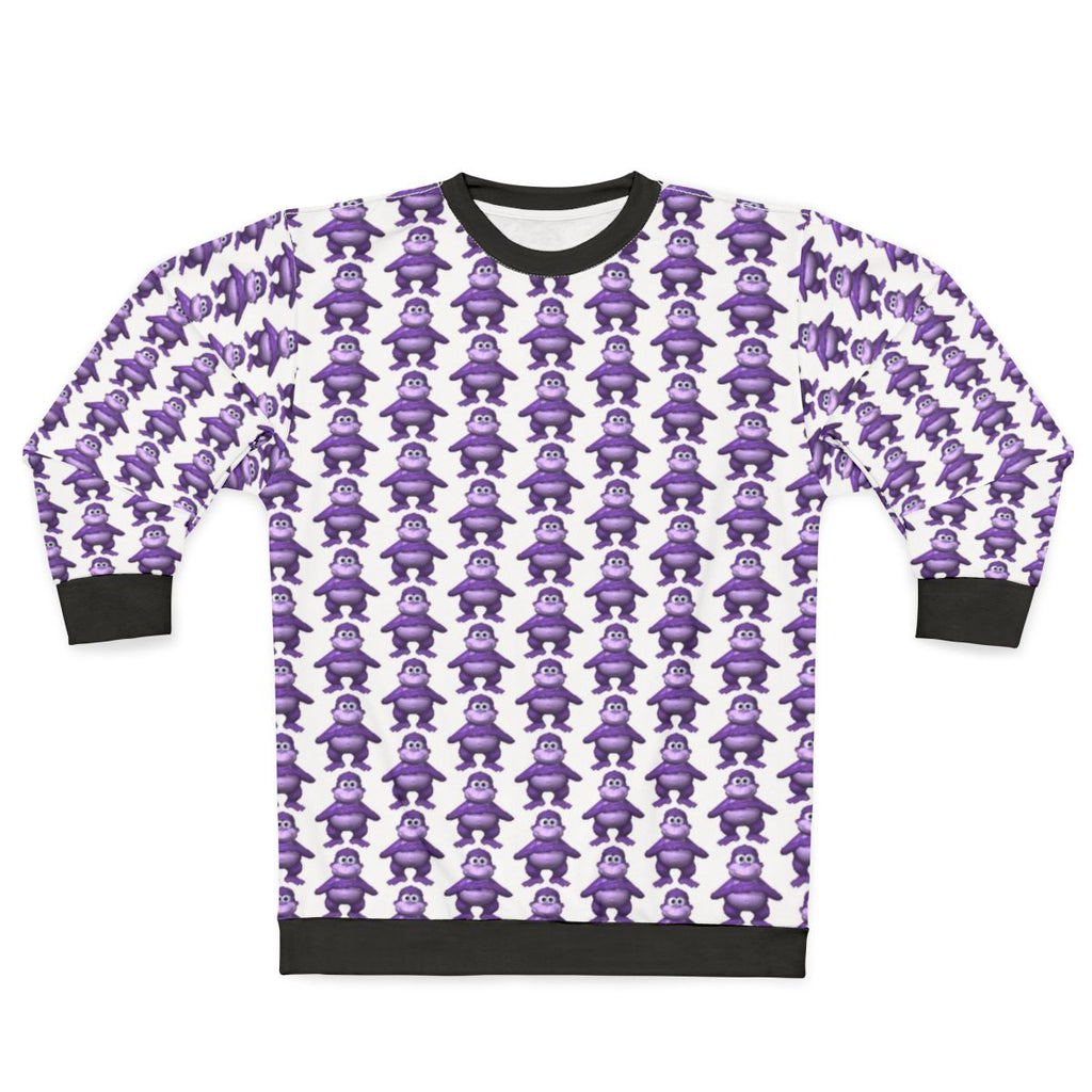 Bonzi Buddy themed sweatshirt for retro gaming enthusiasts