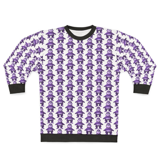 Bonzi Buddy themed sweatshirt for retro gaming enthusiasts