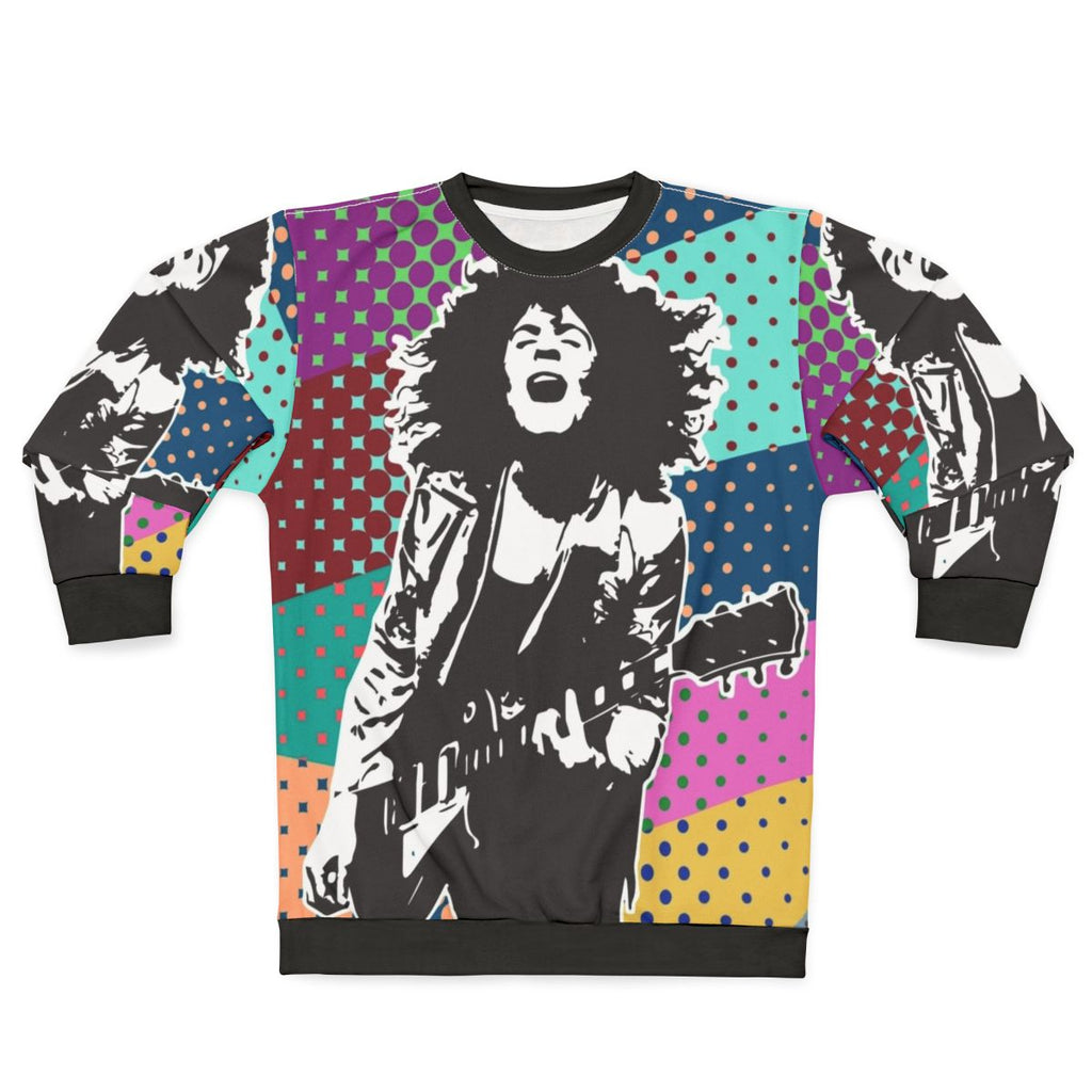 Glam rock inspired Boogie On sweatshirt