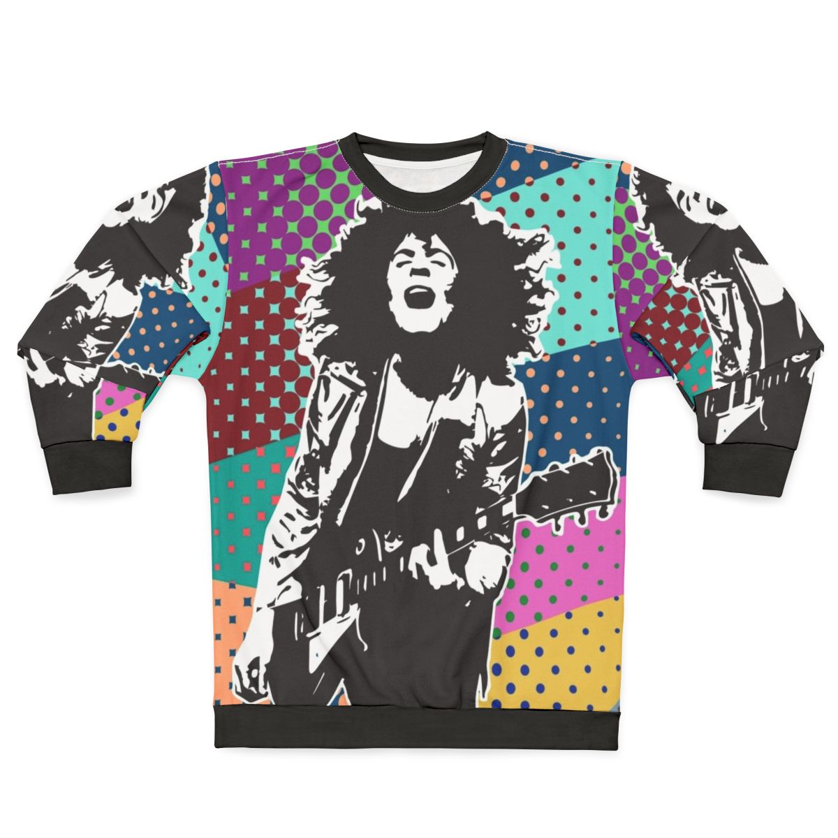 Glam rock inspired Boogie On sweatshirt
