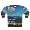 Vintage fantasy surreal bird art print sweatshirt