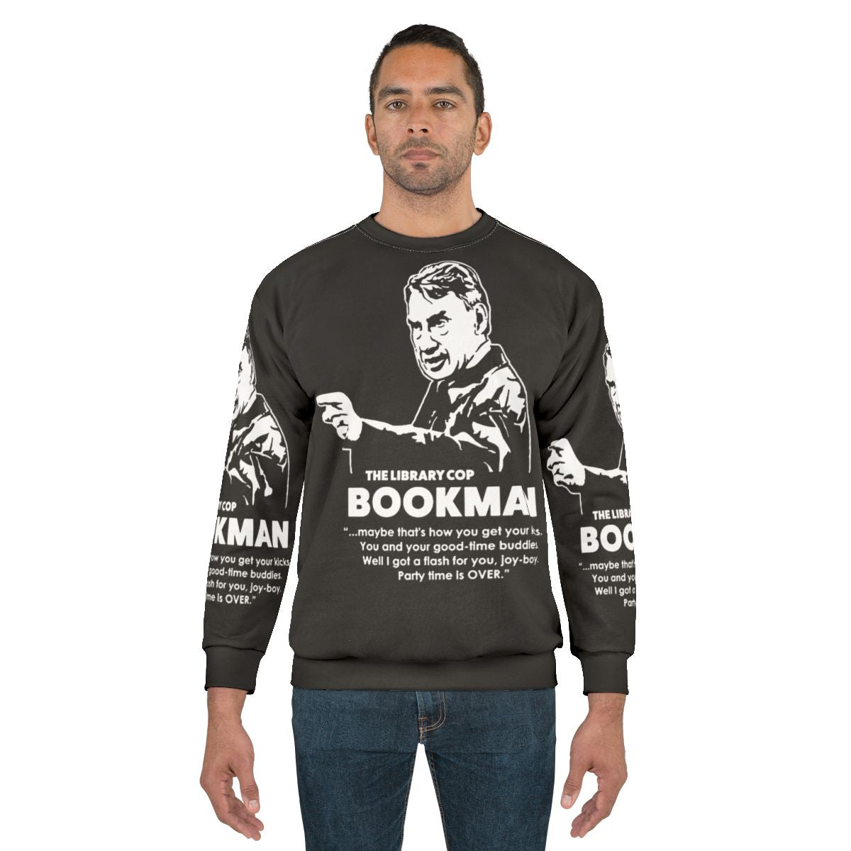 Bookman Sweatshirt - Unique Librarian and Bookworm Apparel