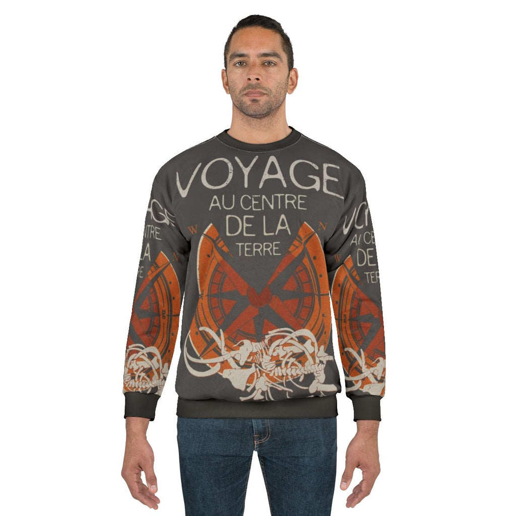 Jules Verne books collection sweatshirt