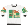 "Books Fix Everything" cozy reading sweatshirt