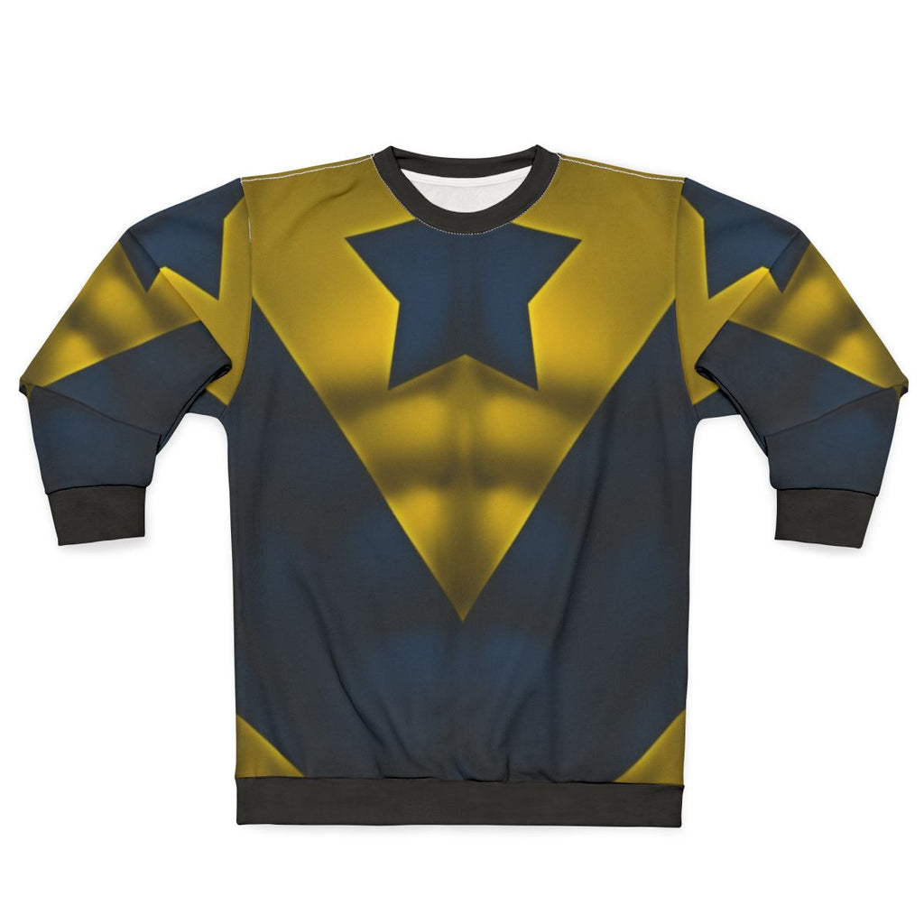 Booster Gold superhero art sweatshirt