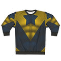 Booster Gold superhero art sweatshirt