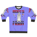Boots on the Moon 2024 Space Force Sweatshirt with Funny Shoe Quotes