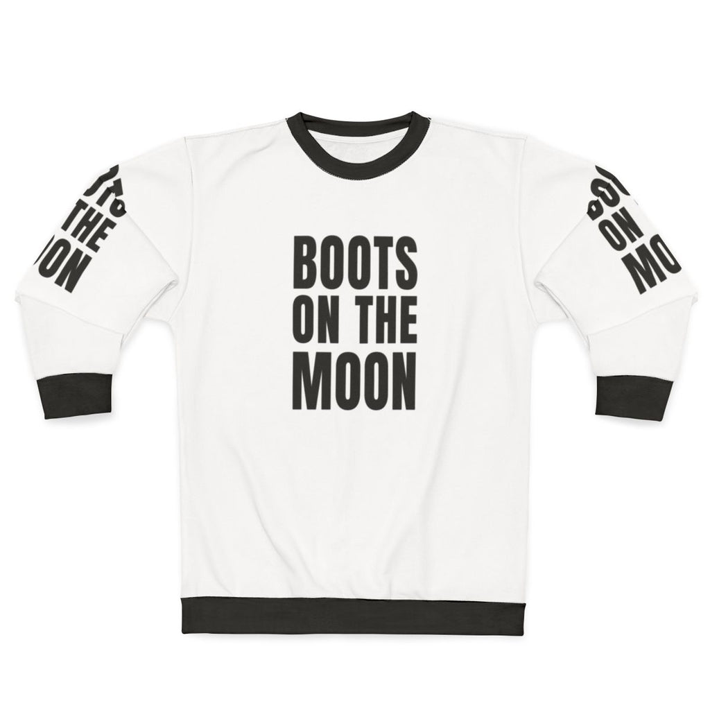 Space Force Netflix Sweatshirt with Boots on the Moon Design