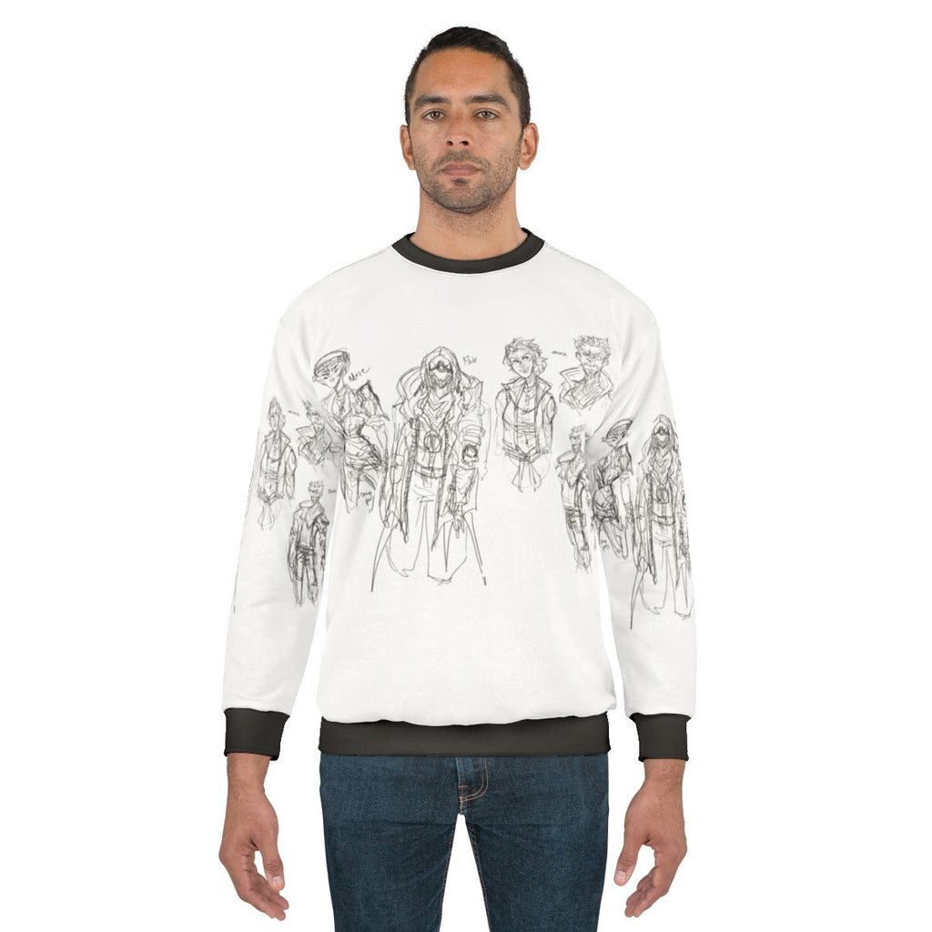 Borderlands 3 Sweatshirt with Zane, FL4K, Amara, and Moze