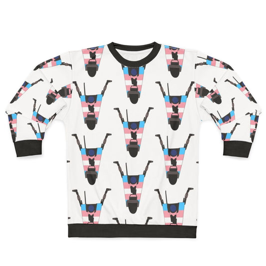 Borderlands Trans Pride Claptrap Sweatshirt