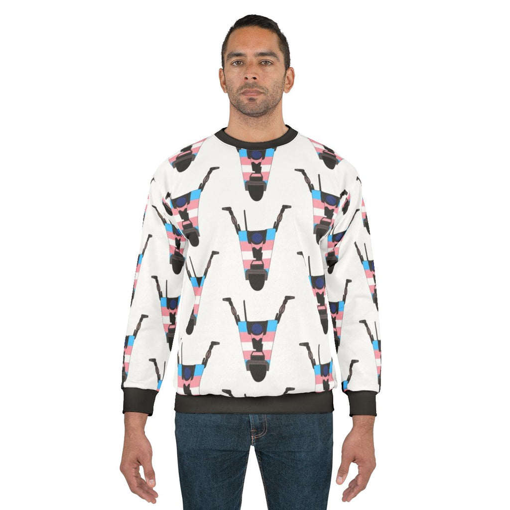Borderlands Trans Pride Claptrap Sweatshirt