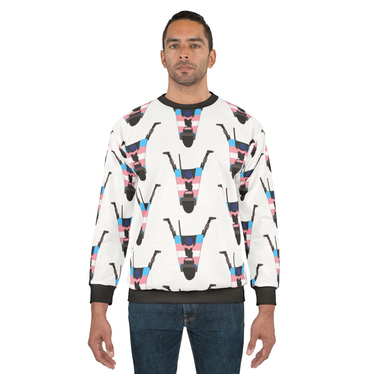 Borderlands Trans Pride Claptrap Sweatshirt
