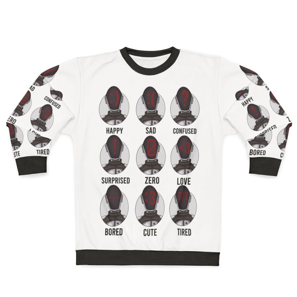 Borderlands Zer0 Facial Expressions Sweatshirt