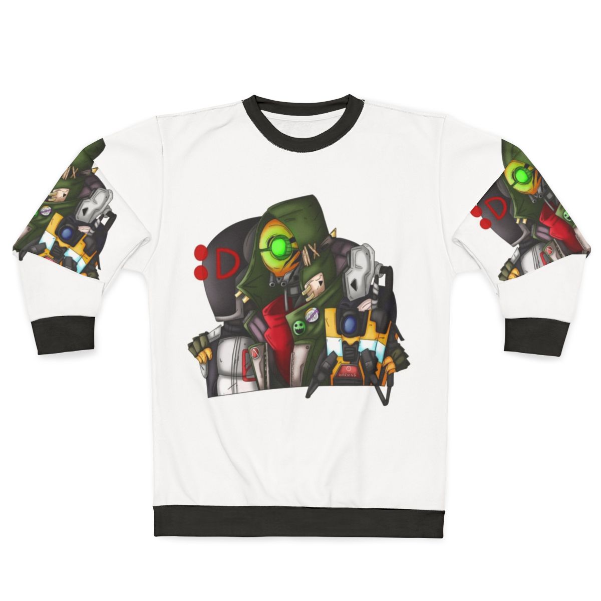 Borderlands Zer0, Fl4k and Claptrap Sweatshirt