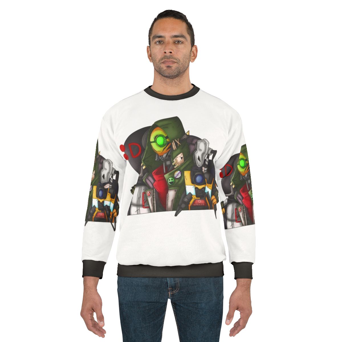 Borderlands Zer0, Fl4k and Claptrap Sweatshirt