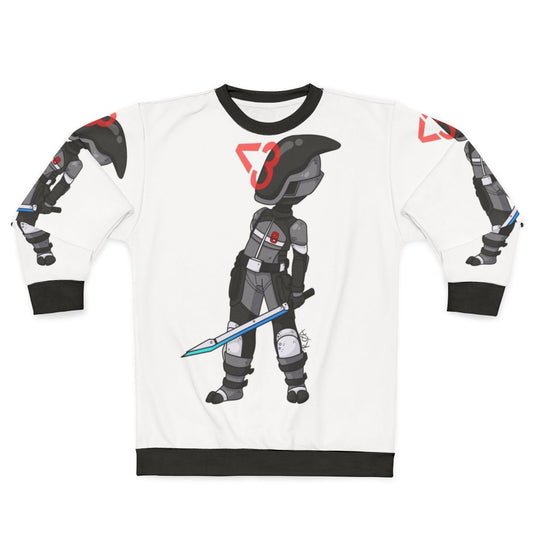 Borderlands Zer0 Sweatshirt featuring the iconic character Zer0