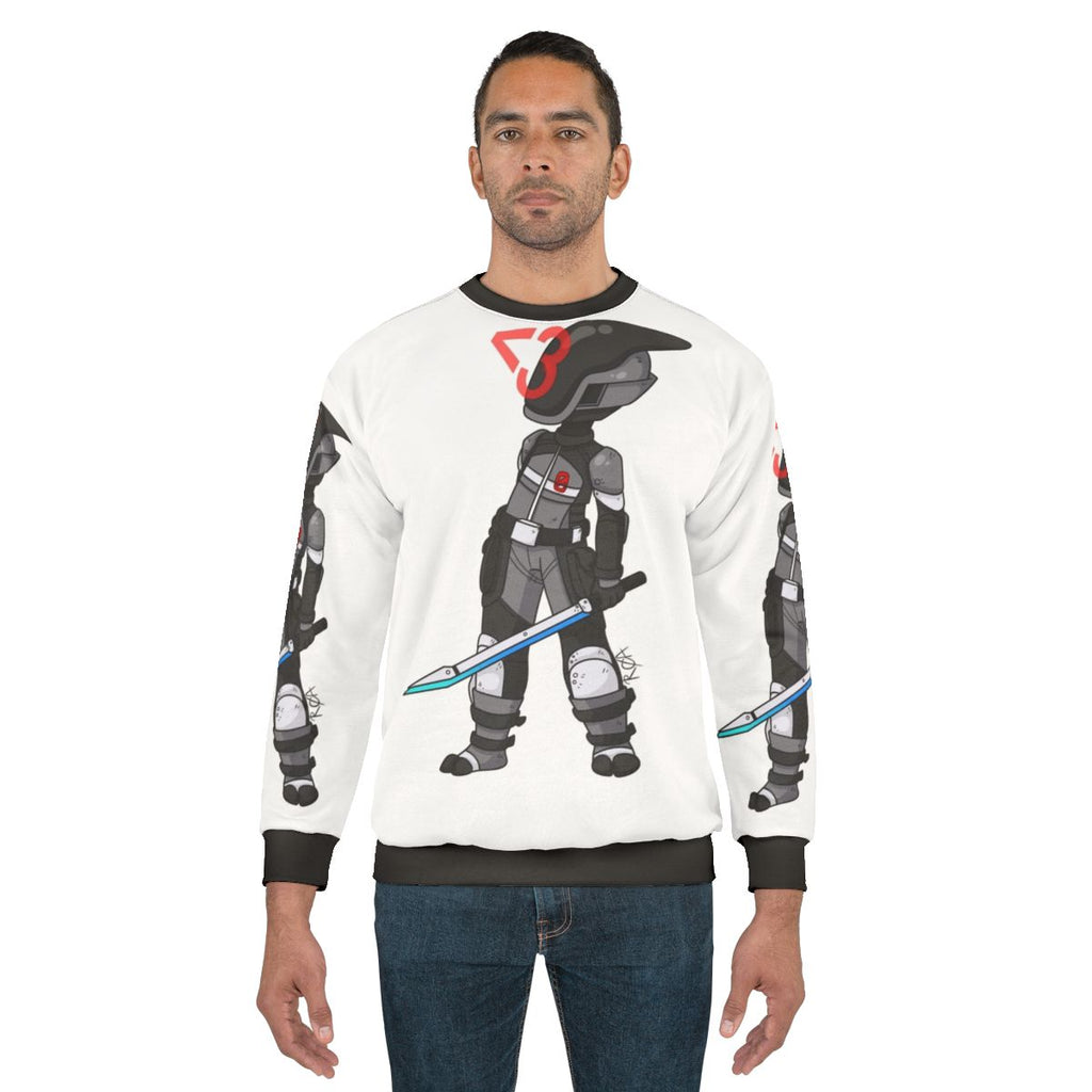 Borderlands Zer0 Sweatshirt featuring the iconic character Zer0