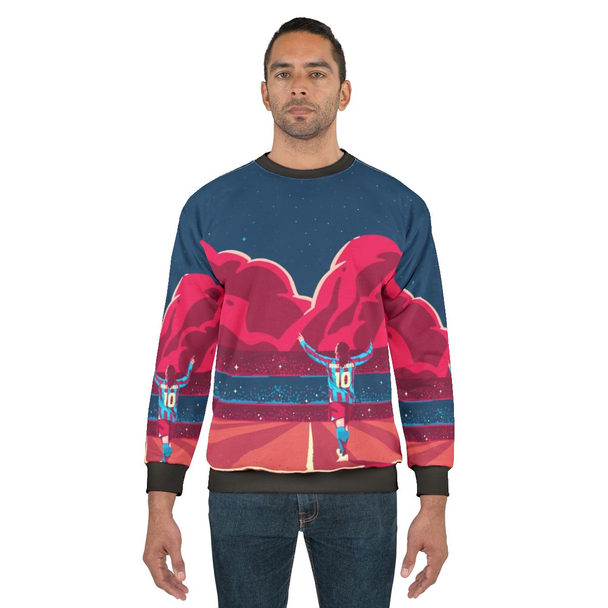 Colorful "Born to be a Star" Ronaldinho Football Sweatshirt
