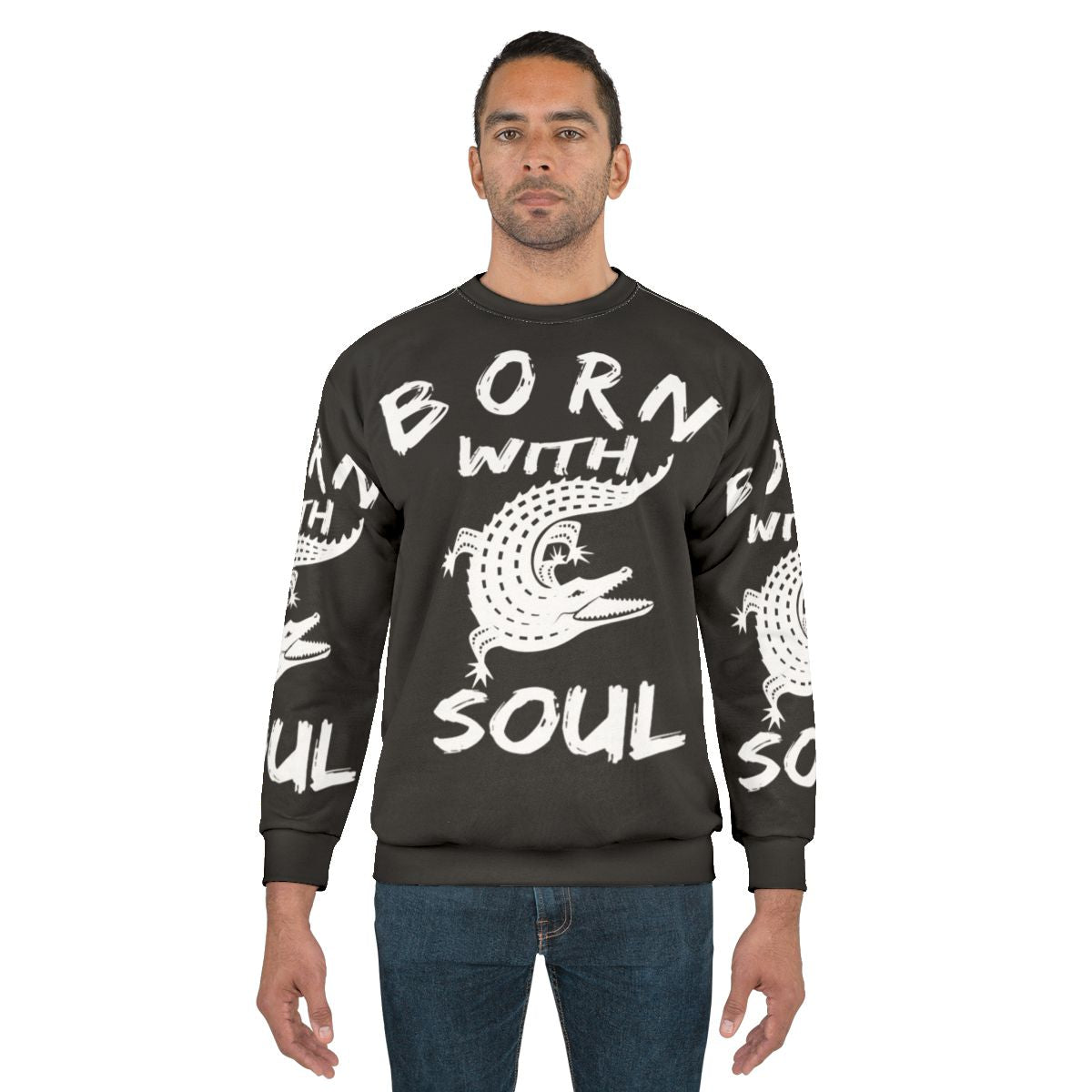 Alligator Soul Sweatshirt with Reptile Design