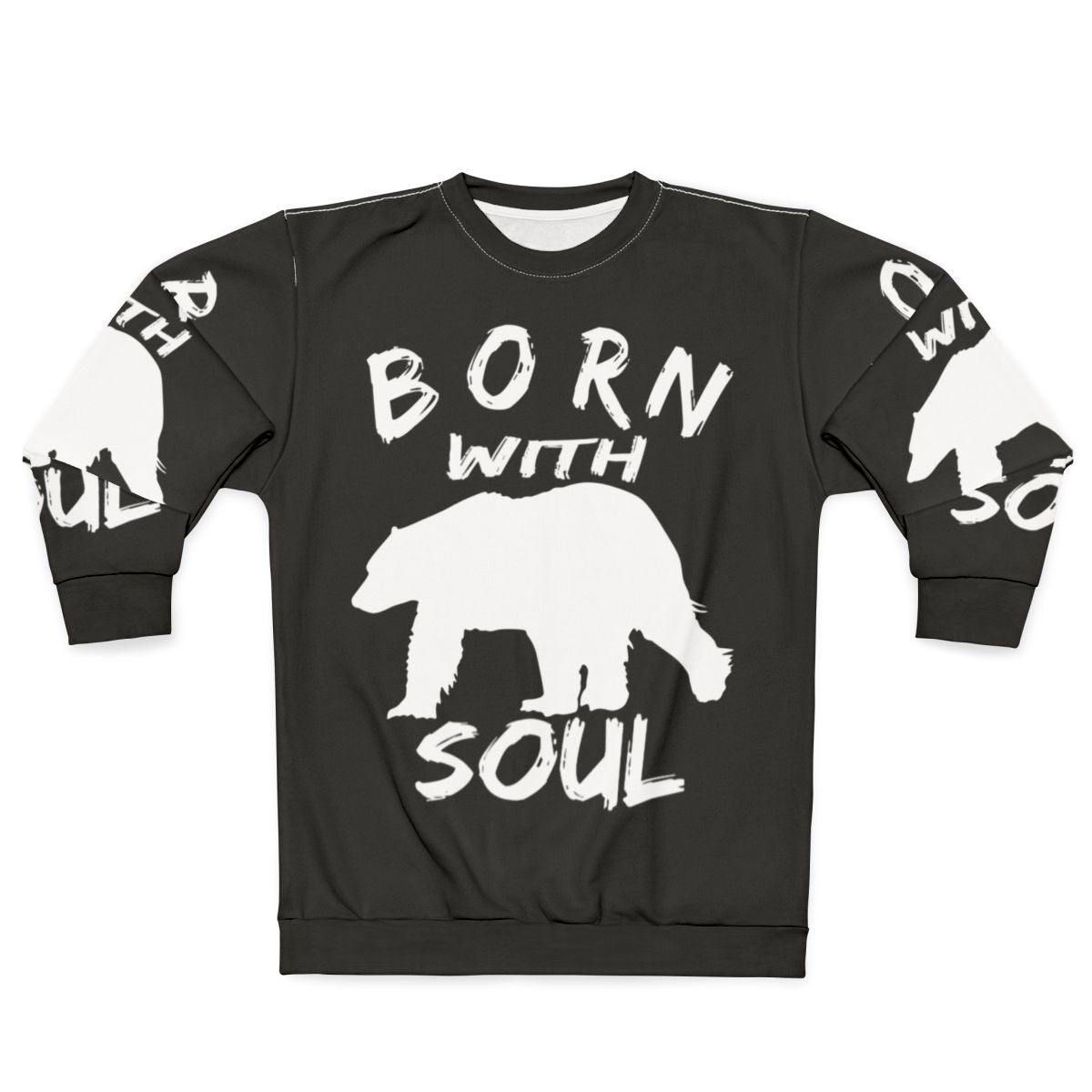 Born With Bear Soul Hooded Sweatshirt
