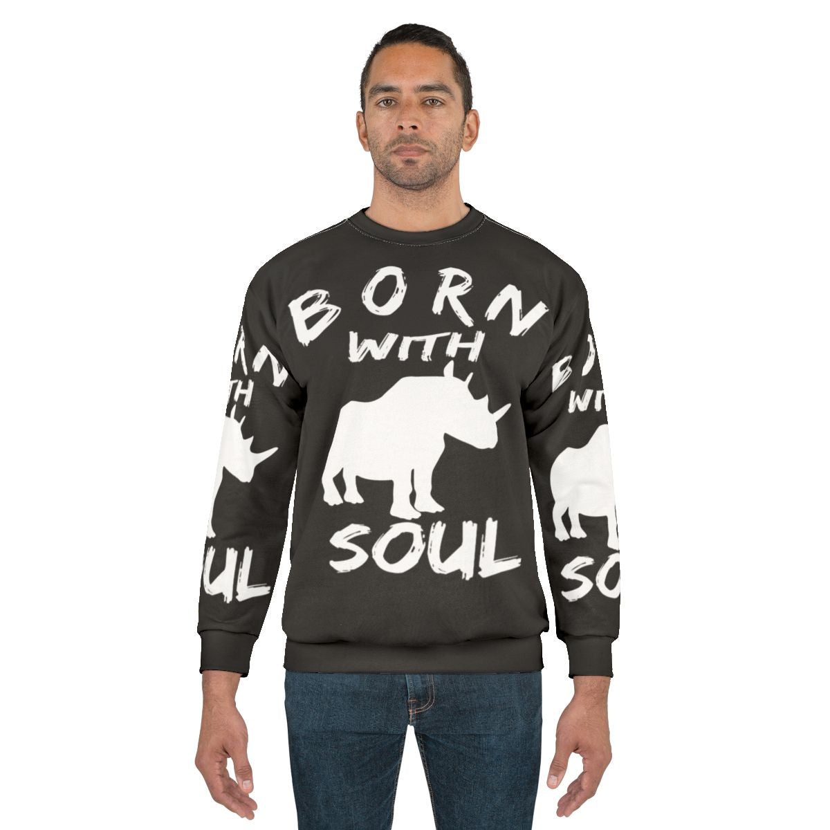 Born With Rhino Soul Sweatshirt