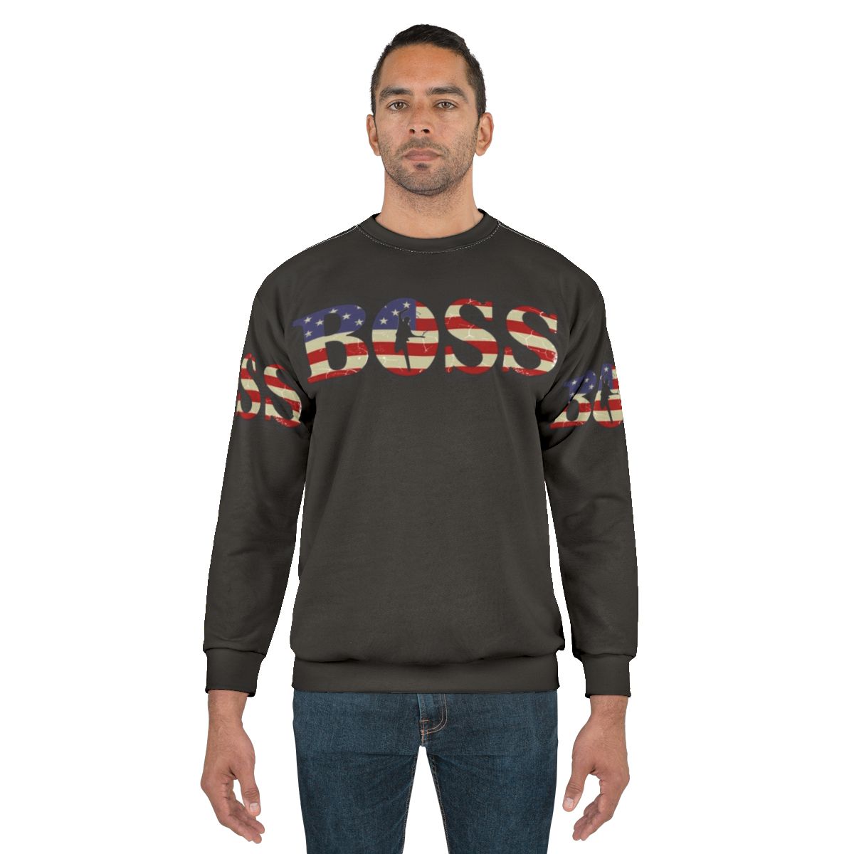 Boss Bruce American Flag Sweatshirt