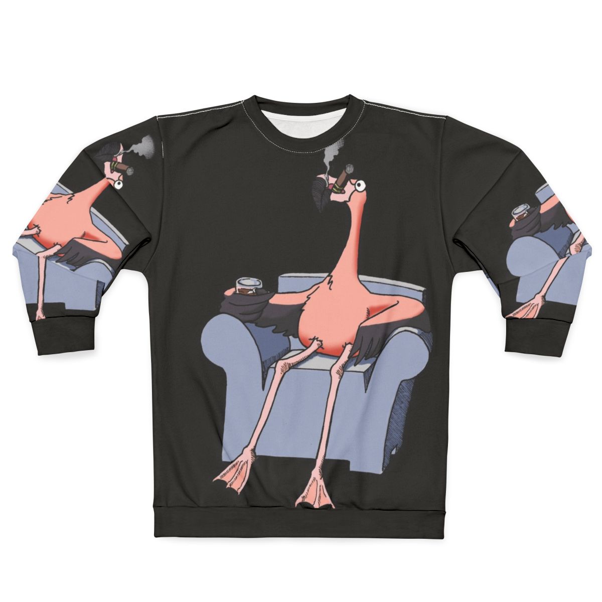 Denny Crane and Alan Shore Flamingos Boston Legal Sweatshirt