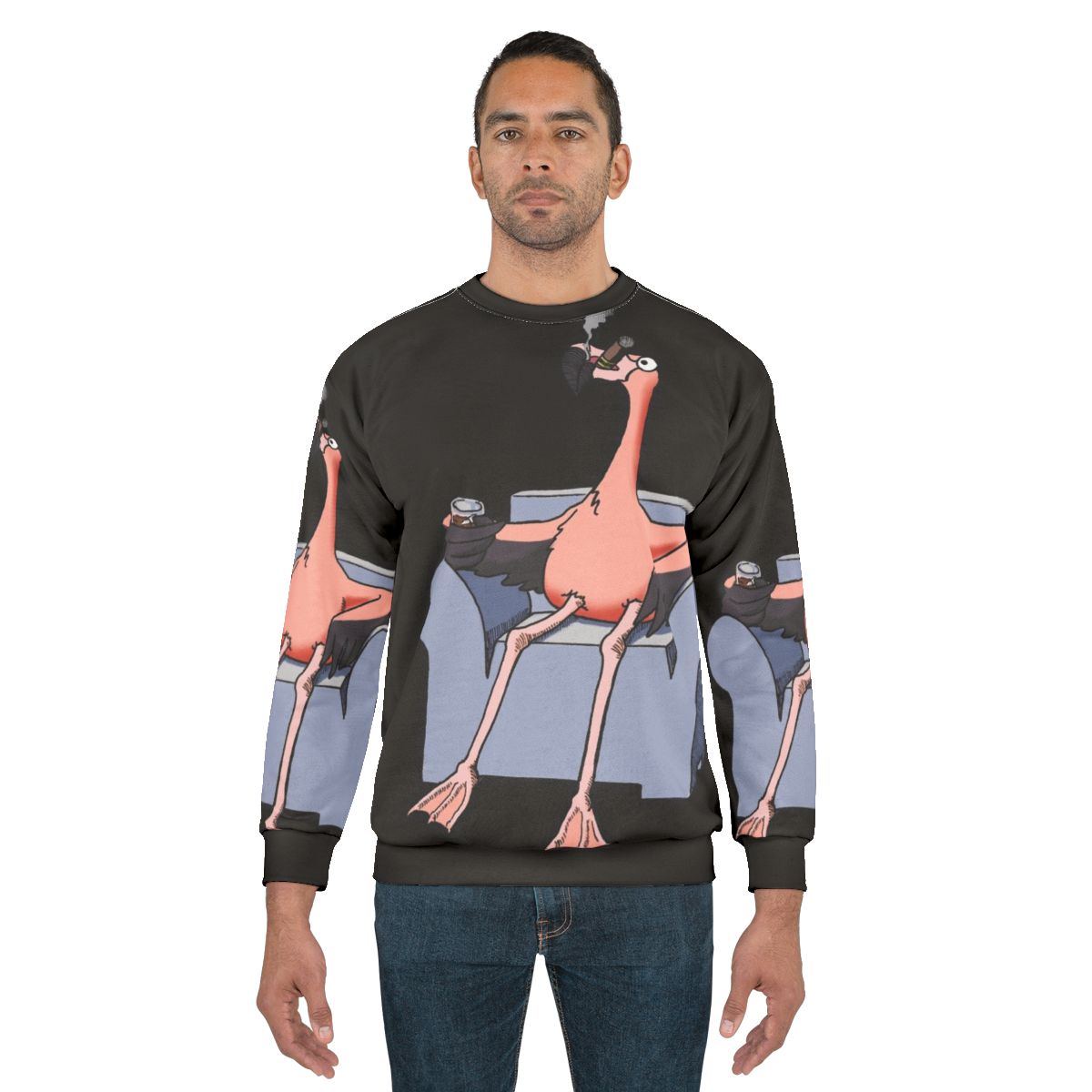 Denny Crane and Alan Shore Flamingos Boston Legal Sweatshirt