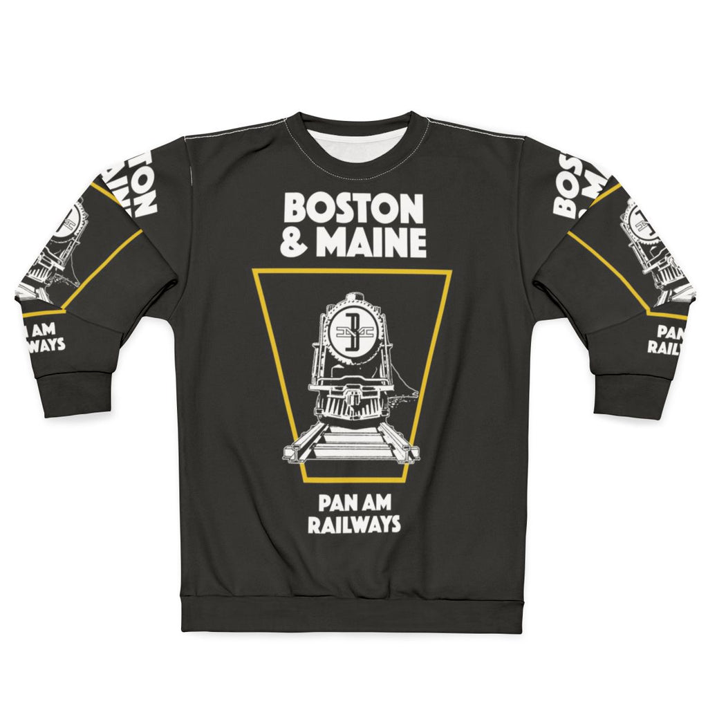 Vintage Boston Maine Train Emblem Sweatshirt