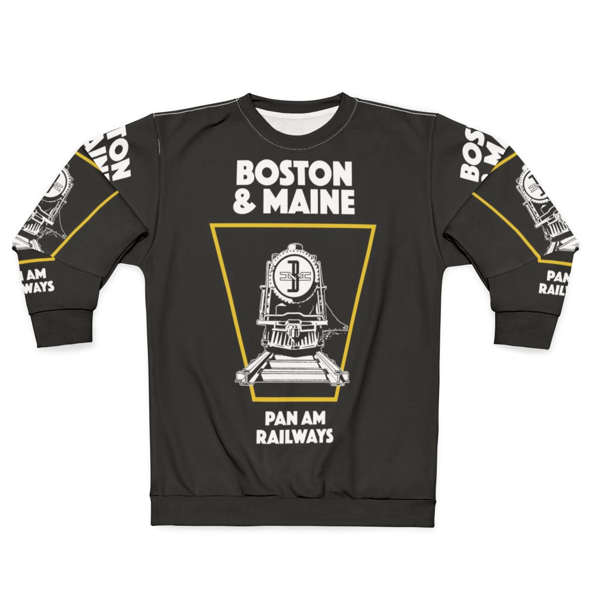 Vintage Boston Maine Train Emblem Sweatshirt