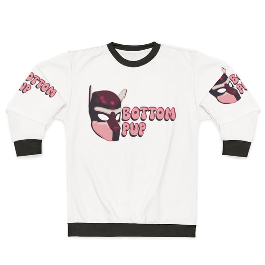 Fetish dog mask sweatshirt for puppy play and BDSM