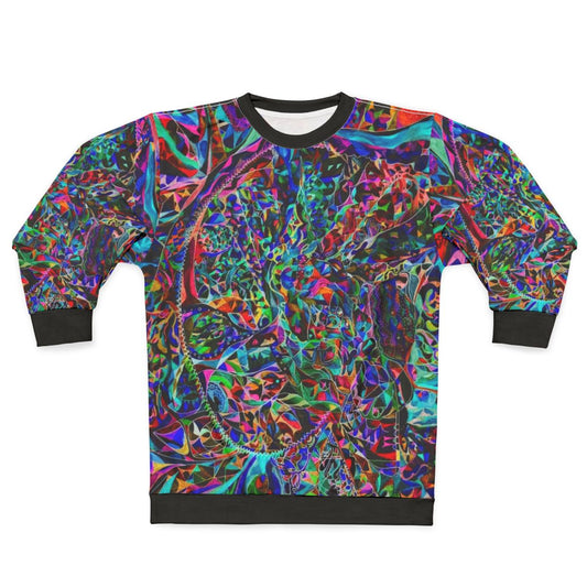 Psychedelic Trippy Colorful Rave Sweatshirt