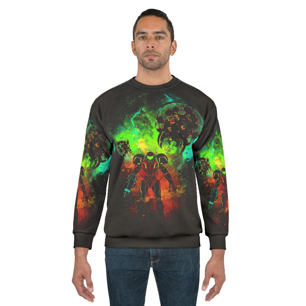 Bounty Hunter of Space Retro Gamer Sweatshirt