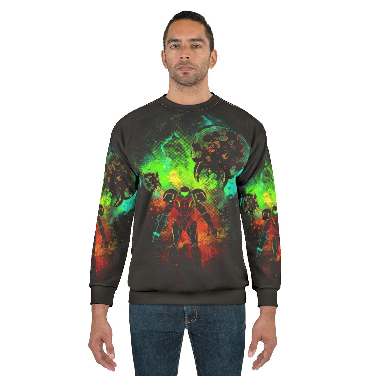 Bounty Hunter of Space Retro Gamer Sweatshirt