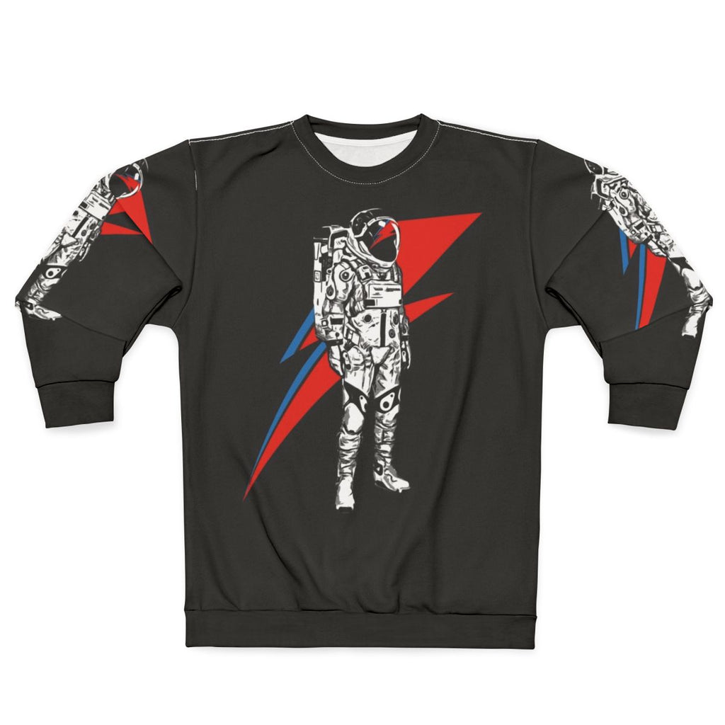 Bowie Custom Sweatshirt featuring iconic music and movie designs