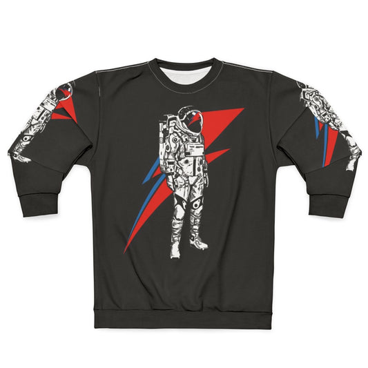 Bowie Custom Sweatshirt featuring iconic music and movie designs