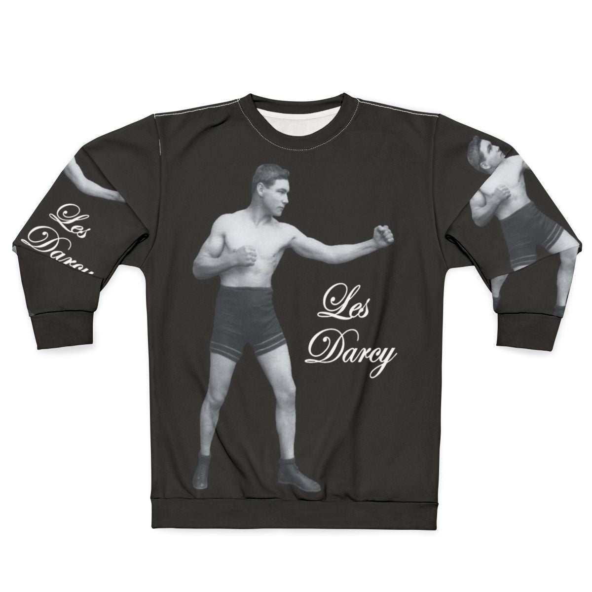 Les Darcy Boxer Sweatshirt - Australian Boxing Champion
