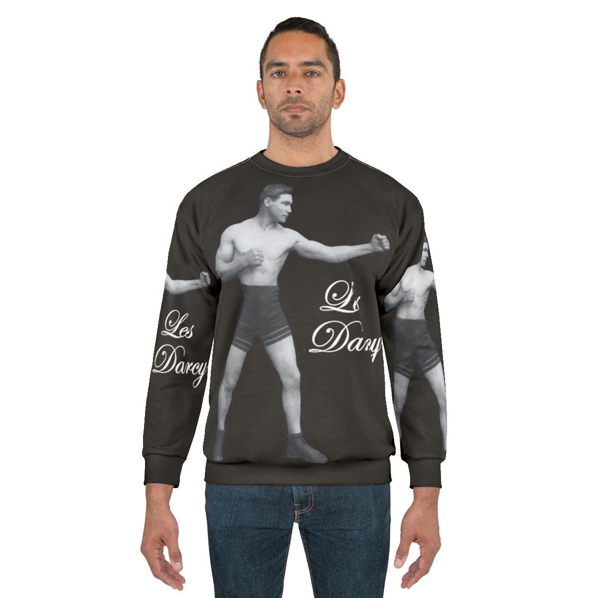 Les Darcy Boxer Sweatshirt - Australian Boxing Champion