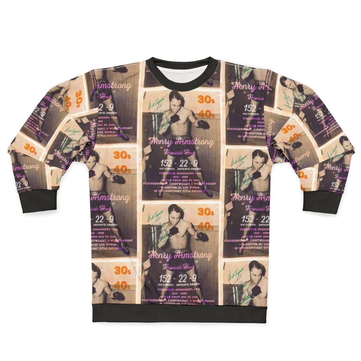 Vintage Boxing Sweatshirt featuring Hank "Homicide" design