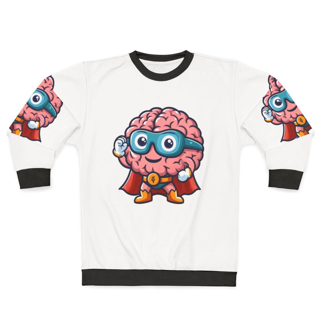 Brave Patient MRI Brain Superhero Sweatshirt