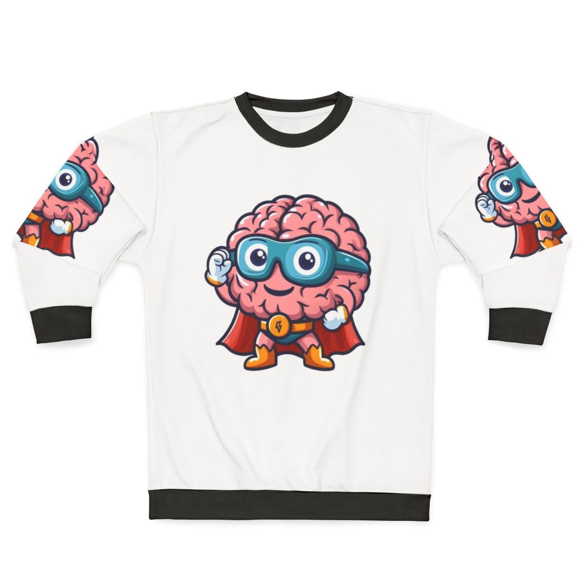 Brave Patient MRI Brain Superhero Sweatshirt