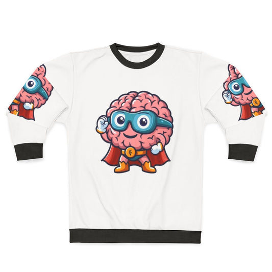 Brave Patient MRI Brain Superhero Sweatshirt