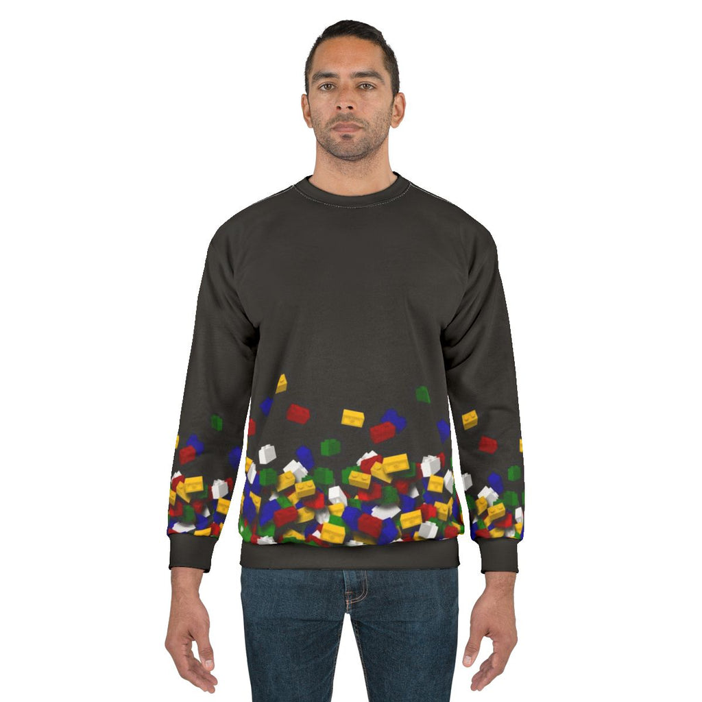 Brick Art Sweatshirt with Lego-inspired design